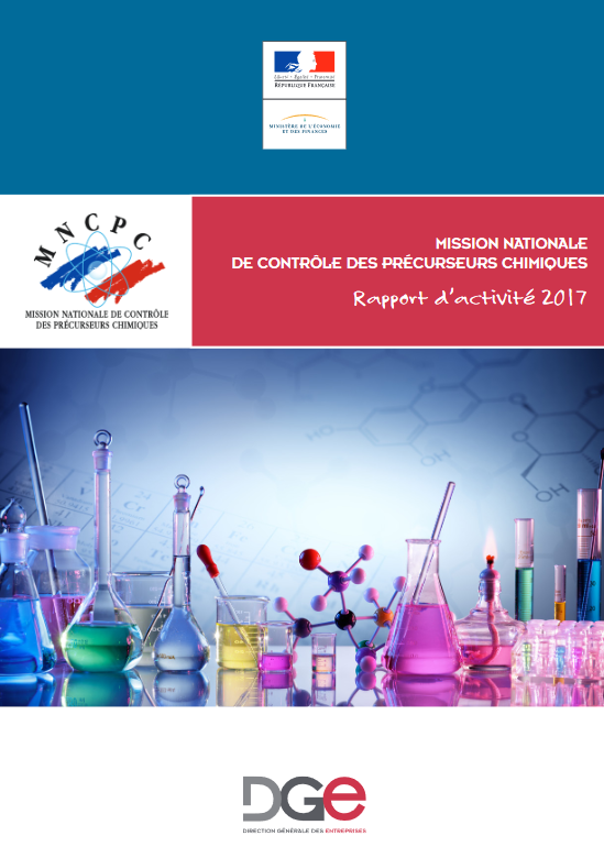 Mission nationale de contrôle des précurseurs chimiques (MNCPC) - Rapport d'activité 2017